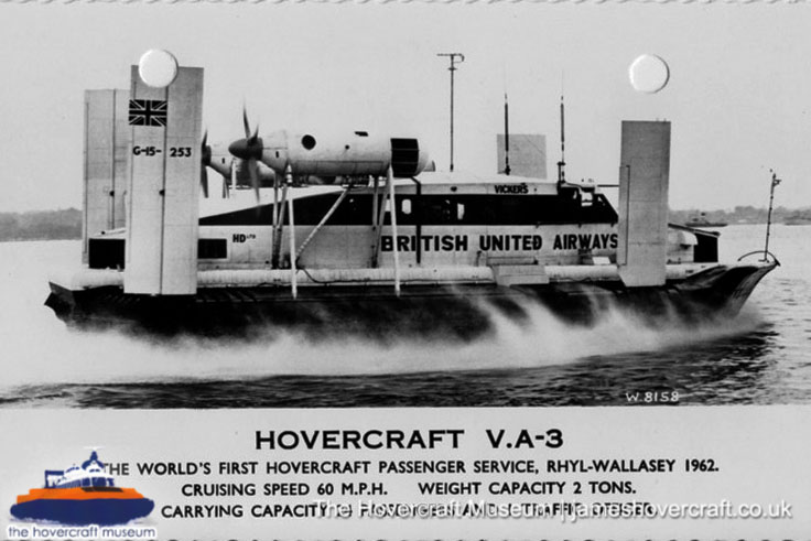 Vickers VA3 in service -  (credit: The Hovercraft Museum Trust).